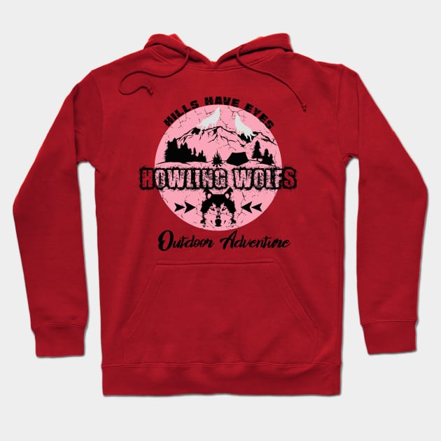 Howling wolfs hills have eyes Hoodie by The Bombay Brands Pvt Ltd